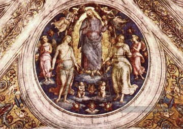 Pietro Perugino œuvres - Le Christ dans sa gloire Renaissance Pietro Perugino